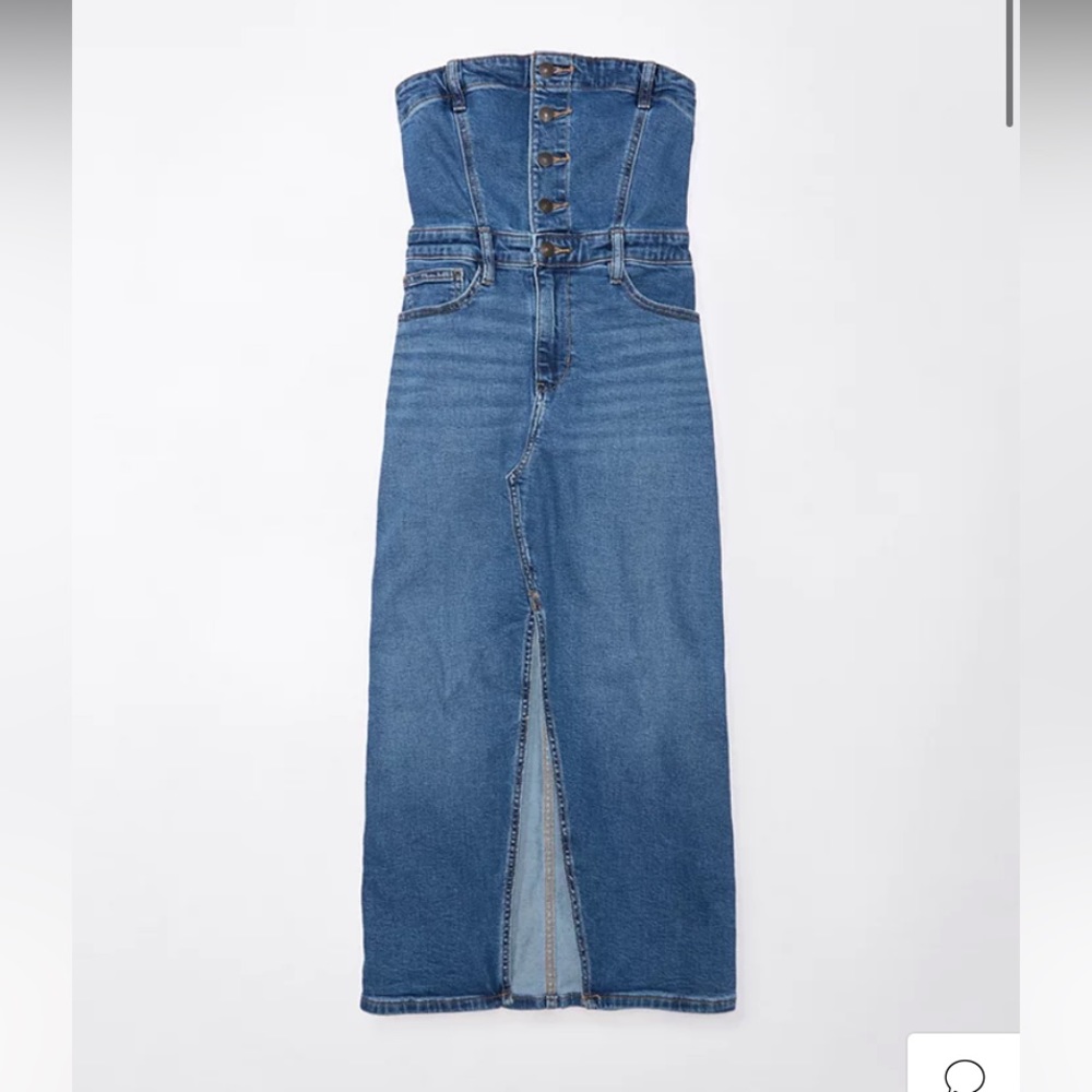 American Eagle Outfitters size XS denim dress Og $70, selling for $50